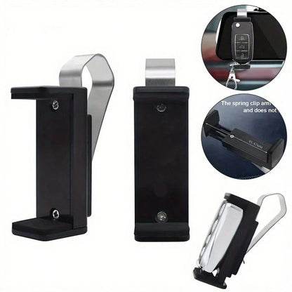 47-68mm Universal Car Visor Clip Holder, Suitable For Garage Door Remote Control, Quick Installation, ABS Material