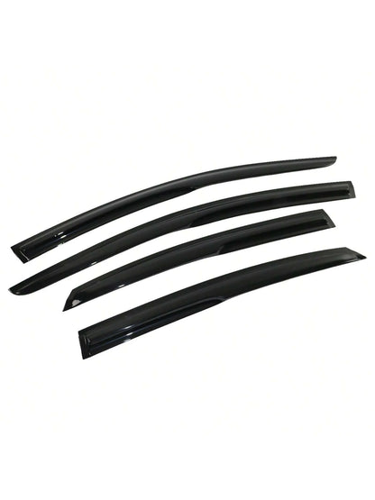 4PC Set Window Visors For 2015-2019 Hyundais' Sonata, Smoked Aero JDM Wind Deflectors Stick On Sun Rain Wind Window Guards, An Ideal Valentine Gift For The Holiday Road Trips