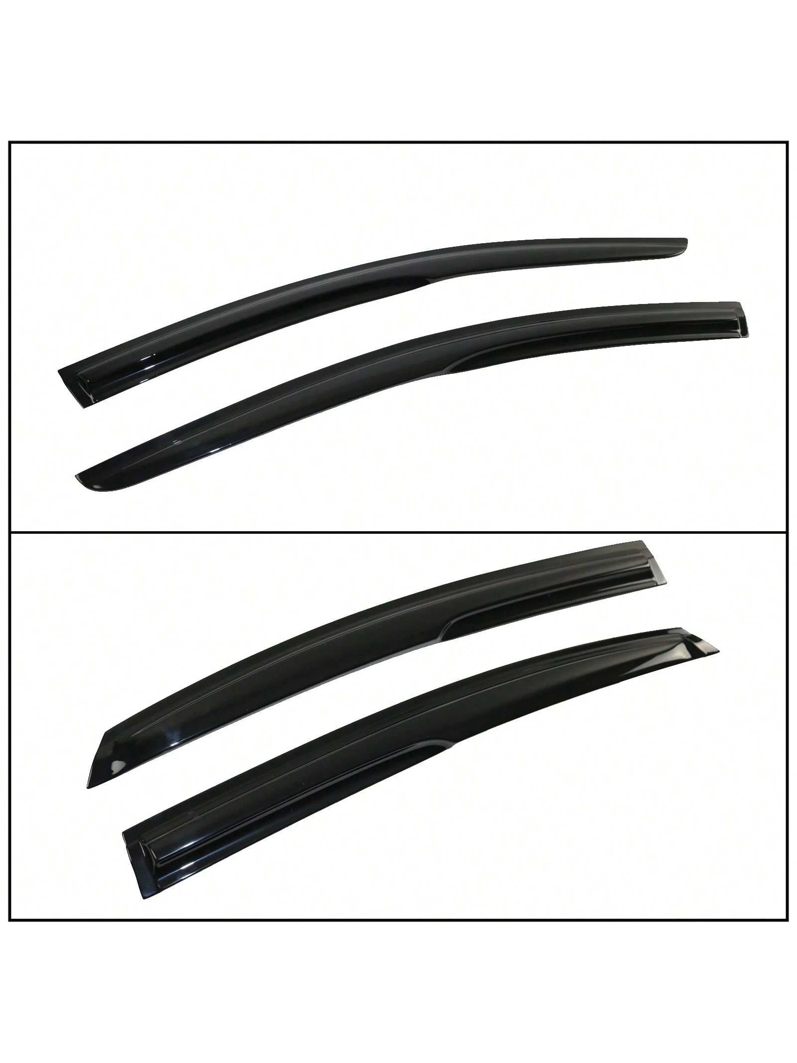 4PC Set Window Visors For 2015-2019 Hyundais' Sonata, Smoked Aero JDM Wind Deflectors Stick On Sun Rain Wind Window Guards, An Ideal Valentine Gift For The Holiday Road Trips