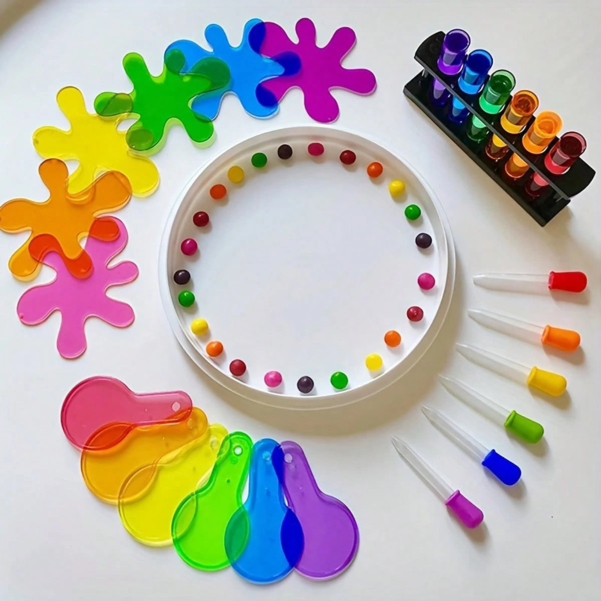 4pcs/8pcs Mini Measuring Cups Learning Set- Cultivate Science Skills Through Precise Measurement & Engaging Sensory Experience- Ideal For Early Education Development & Chemistry Exploration,Supermar