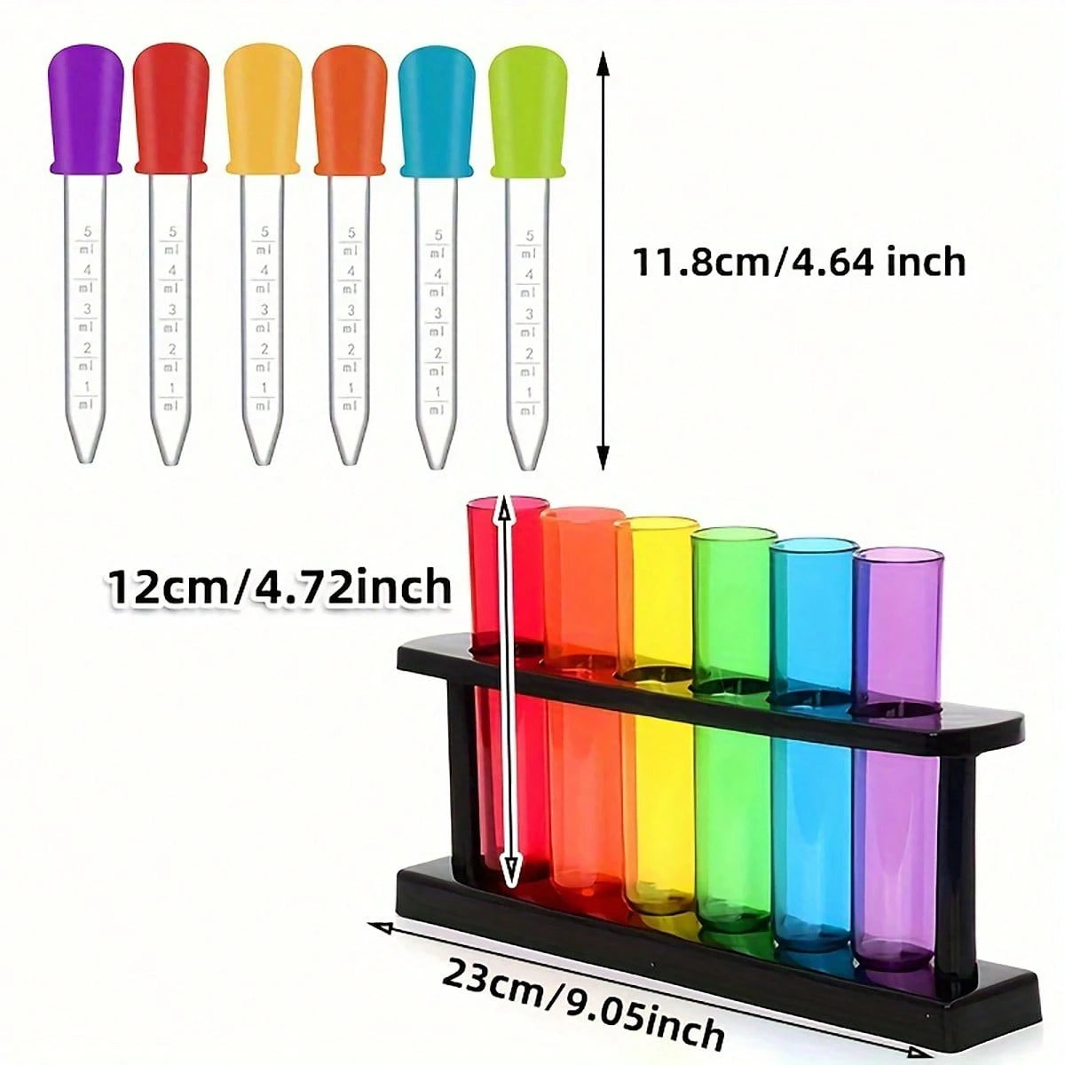 4pcs/8pcs Mini Measuring Cups Learning Set- Cultivate Science Skills Through Precise Measurement & Engaging Sensory Experience- Ideal For Early Education Development & Chemistry Exploration,Supermar