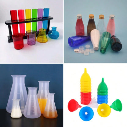 4pcs/8pcs Mini Measuring Cups Learning Set- Cultivate Science Skills Through Precise Measurement & Engaging Sensory Experience- Ideal For Early Education Development & Chemistry Exploration,Supermar