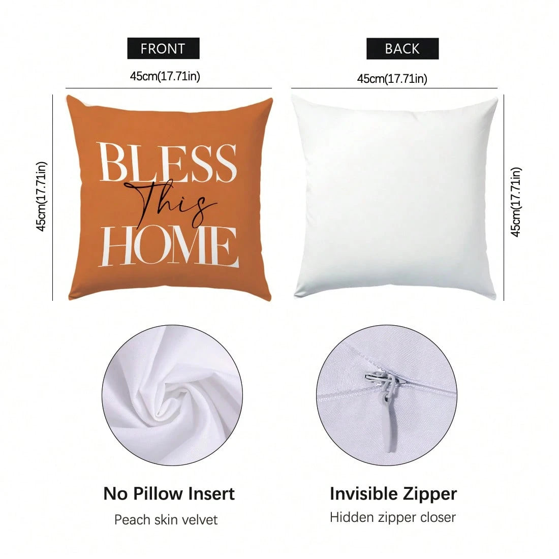 4pcs Autumn Maple Leaf & Berry Pattern Cushion Covers, Single-Sided Printed Skin-Friendly Peach Skin Velvet Material, 45*45CM Throw Pillow Covers Suitable For Room Decoration, Indoor Sofa Living Room