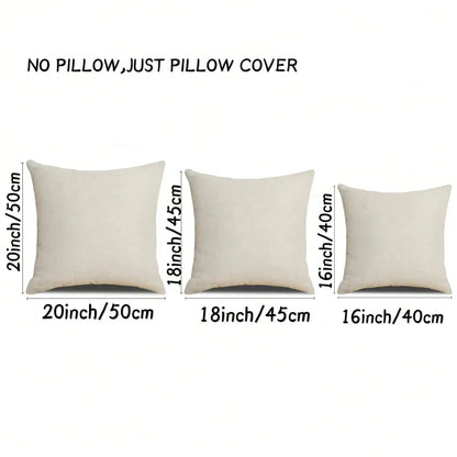 4pcs Bohemian Style Black Herringbone Pattern Creative Decorative Outdoor Throw Pillow Covers, Home Decor, Single-Sided Design, Pillow Insert Not Included