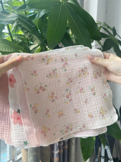 4pcs/Set Baby Bibs & Burp Cloths