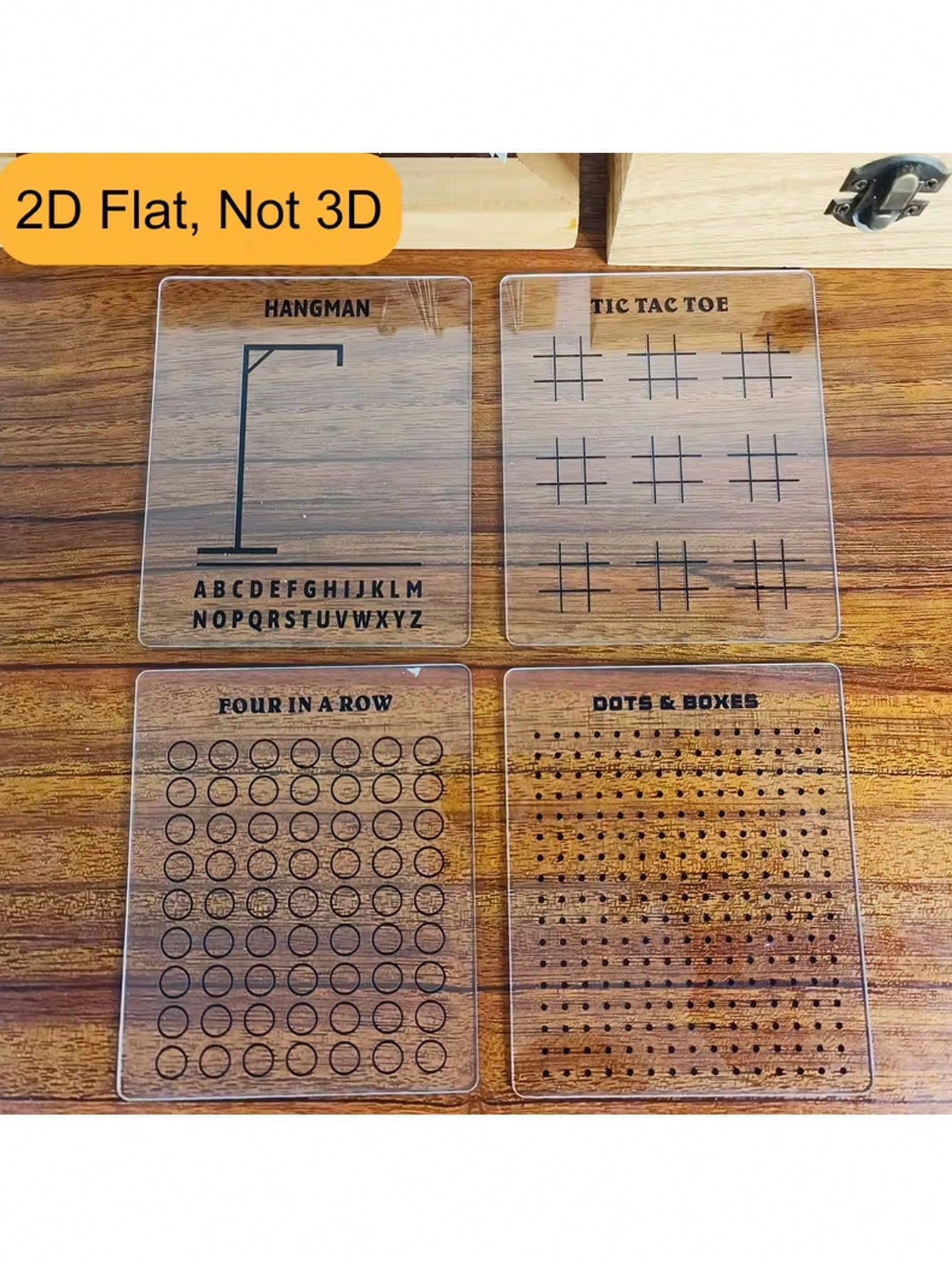4pcs/Set Reusable Travel Board Game Set, Detachable Travel Games, Car Games, Tic Tac Toe Travel Game, Suitable For Travel, Classroom, Home Education, Party, Holiday, Housewarming Party, Family Gatheri