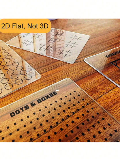 4pcs/Set Reusable Travel Board Game Set, Detachable Travel Games, Car Games, Tic Tac Toe Travel Game, Suitable For Travel, Classroom, Home Education, Party, Holiday, Housewarming Party, Family Gatheri