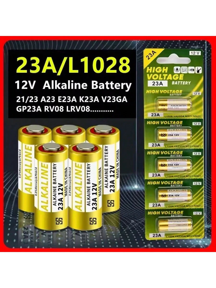 5-15PCS 23A 12V L828 27A Alkaline Battery G27A MN27 MS27 GP27A A27 V27GA A27BP K27A VR27 For Doorbells Alarm Power Remote