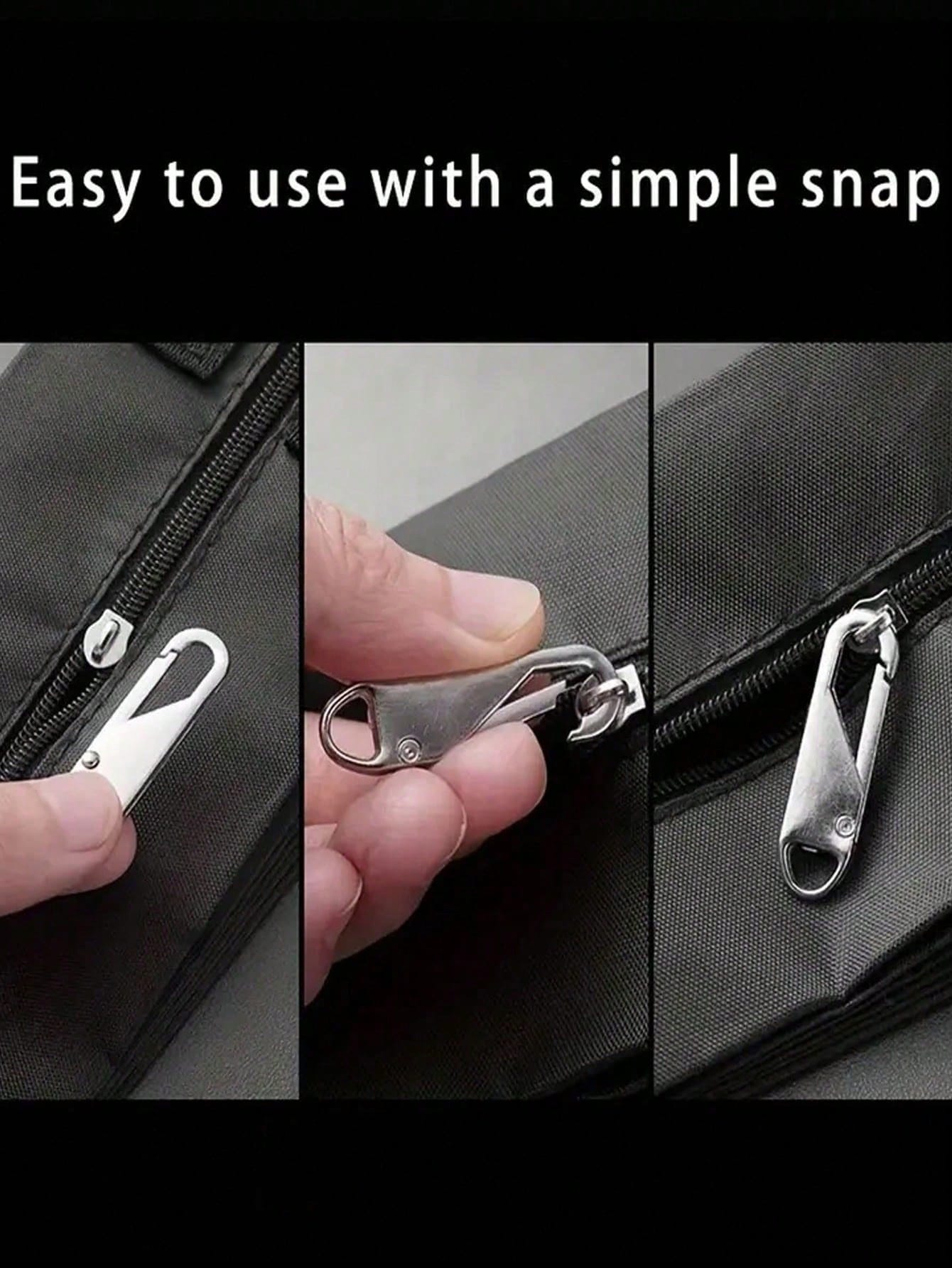 5/3/2/1pc Durable High-Quality Zipper Repair Kit - Easy To Use Multi-Purpose Solution For Travel Bags, Clothing, Wallets, Crafts, Etc. - For Repairing Damaged Zippers, Using Replacement Zippers - Easy