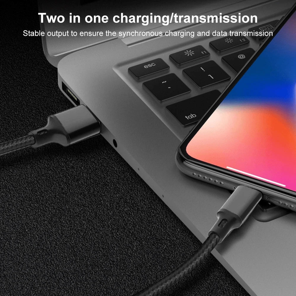 5 PACK Nylon Braided Cables, (3/3/6/6/10FT),Charging Cable Combo Kit, Featuring Nylon Braided Lightning Cables MFi Certified Lightning Cable Fast Charging Cords Apple Charger Compatible With IPhone 14