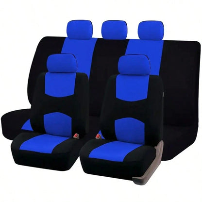 5-Seat Full-Coverage Car Seat Covers, Car Seat Cushions, Wear-Resistant, Protective Of Original Car Seats, Dustproof, All-Season, Suitable For Most 5-Seat Models On The Market.