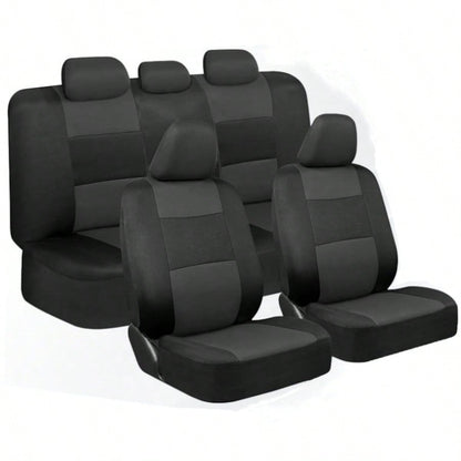 5-Seat Full-Coverage Car Seat Covers, Car Seat Cushions, Wear-Resistant, Protective Of Original Car Seats, Dustproof, All-Season, Suitable For Most 5-Seat Models On The Market.