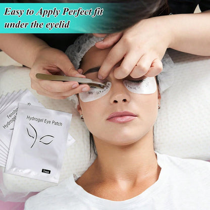 50 Pairs Under Eye Pads, Eyelash Extension Gel Patches, Lint Free DIY False Lash Extension Beauty Makeup Hydrogel Gel Eye Patches Lash Supplies