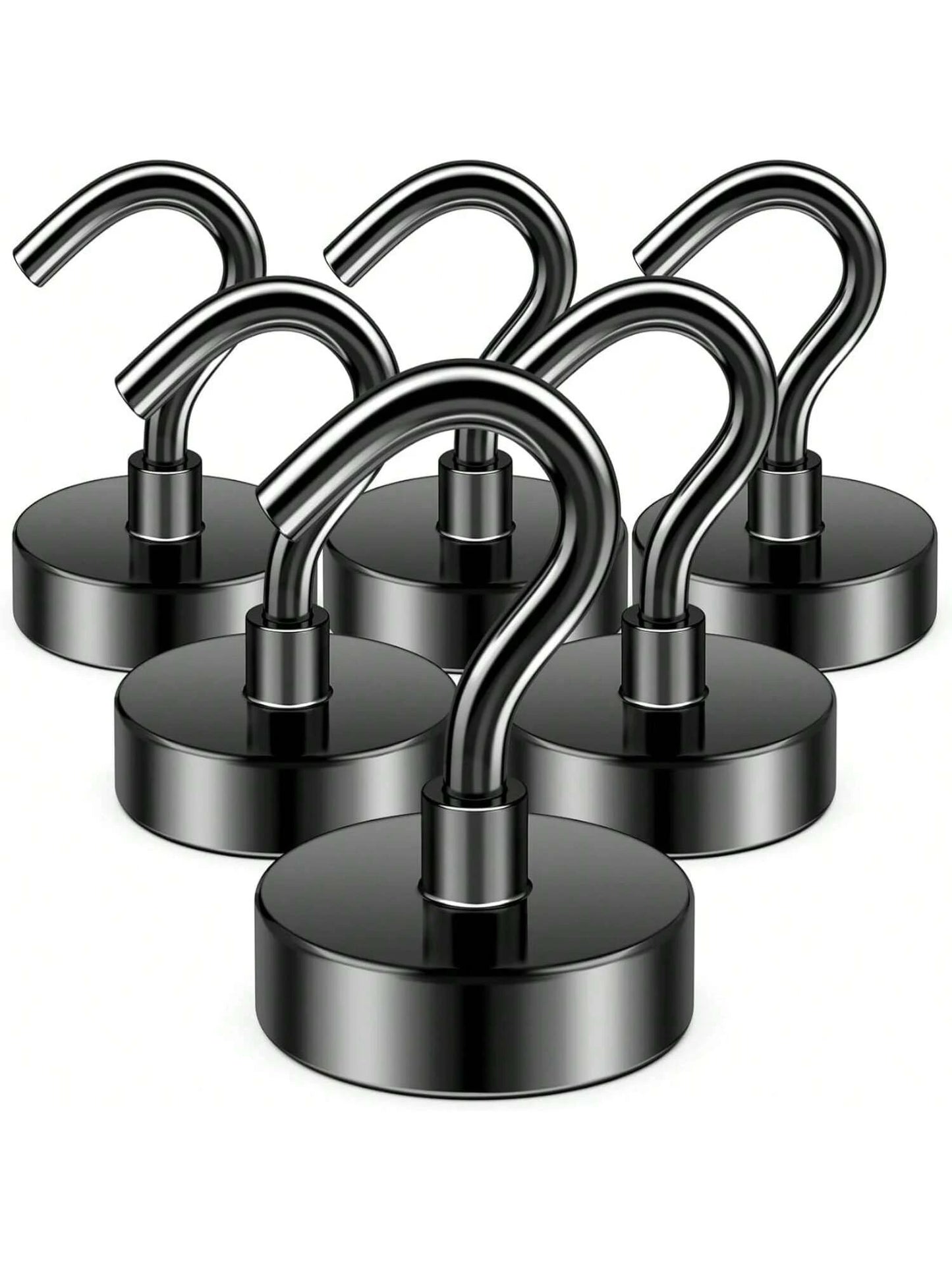 50lb Heavy Duty Magnetic Hooks, Magnet With Hooks, For Cruise Cabins, Classrooms, Offices, Grilling, Heavy Duty Magnetic Metal Hooks Suitable For Refrigerators