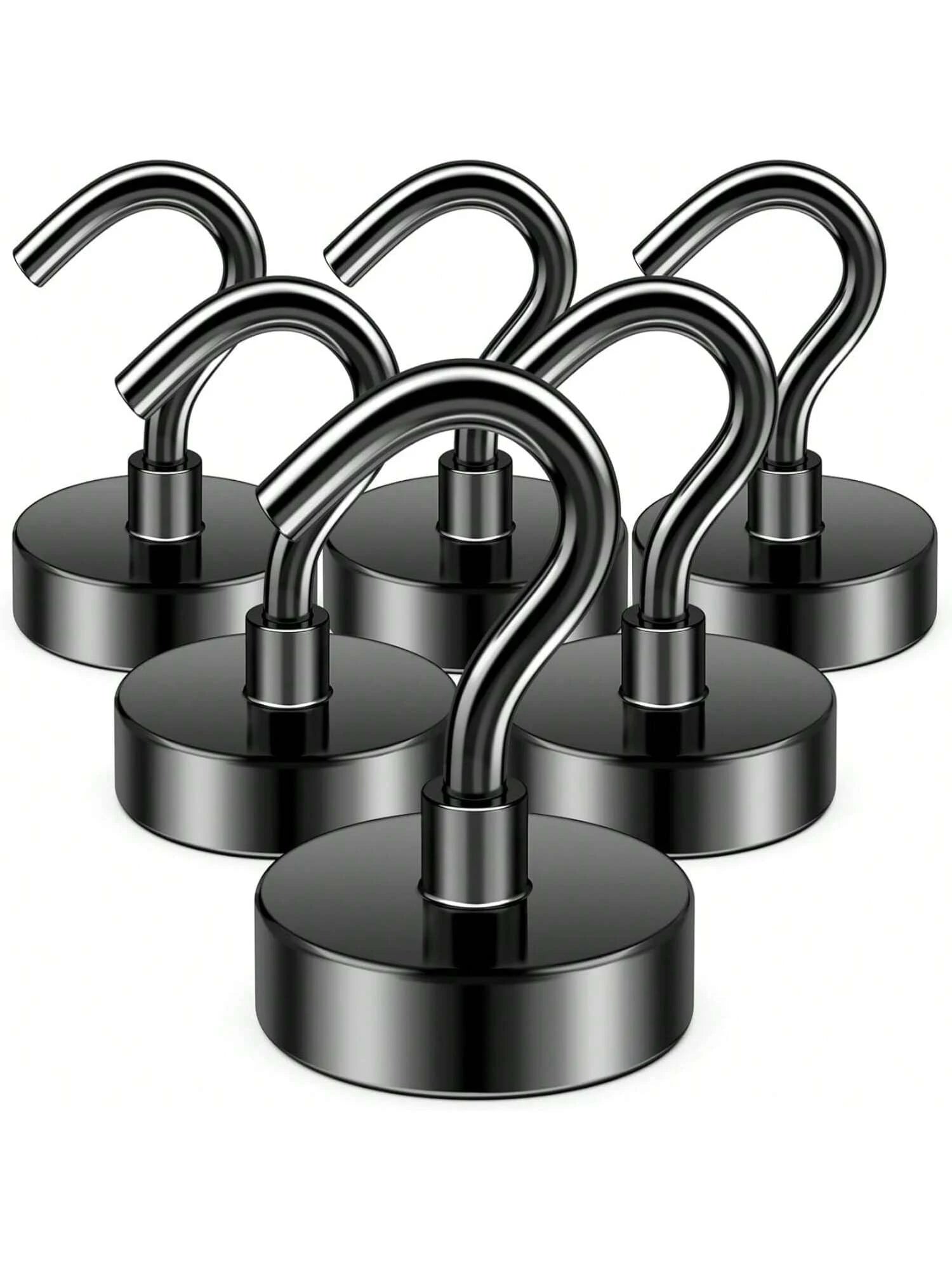 50lb Heavy Duty Magnetic Hooks, Magnet With Hooks, For Cruise Cabins, Classrooms, Offices, Grilling, Heavy Duty Magnetic Metal Hooks Suitable For Refrigerators