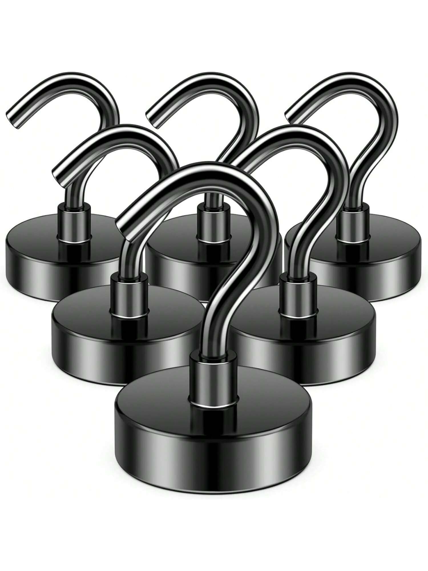 50lb Heavy Duty Magnetic Hooks, Magnet With Hooks, For Cruise Cabins, Classrooms, Offices, Grilling, Heavy Duty Magnetic Metal Hooks Suitable For Refrigerators