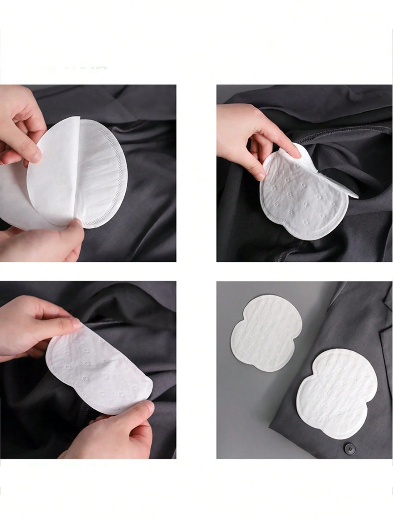 50pcs Disposable Underarm Anti-Sweat Pads, Sweat-Absorbent & Fresh, Underarm Sweat Pad, Hygiene Products For Sports And Outdoor Activities
