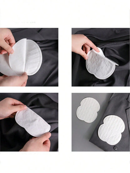 50pcs Disposable Underarm Anti-Sweat Pads, Sweat-Absorbent & Fresh, Underarm Sweat Pad, Hygiene Products For Sports And Outdoor Activities