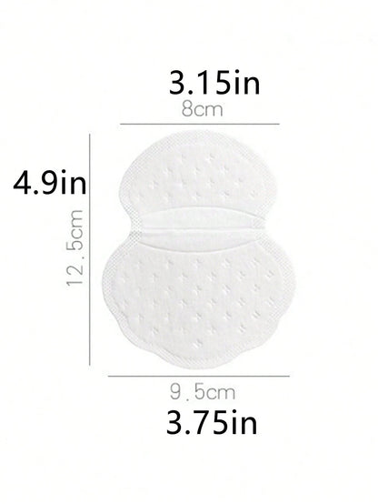 50pcs Disposable Underarm Anti-Sweat Pads, Sweat-Absorbent & Fresh, Underarm Sweat Pad, Hygiene Products For Sports And Outdoor Activities