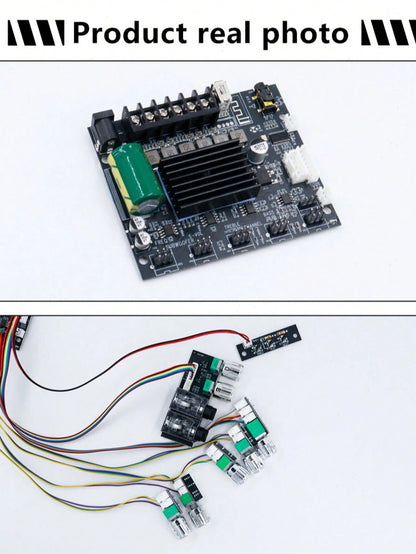 50W*50W*100W Car Power Amplifier Board- High Power Digital Audio Amplifier Module, 2.1 Channel Stereo With Bass And Treble Control