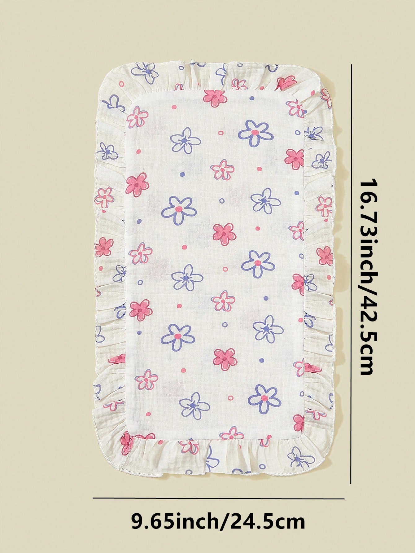 5pcs/Pack Soft & Comfortable Cotton Baby Bibs, Burp Cloths
