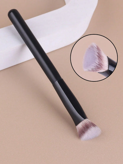 5pcs Professional Makeup Brush Set, Portable Travel Makeup Brushes, Double-Ended Multi-Function Makeup Tools Kit Including Foundation Brush, Powder Brush, Blush Brush, Concealer Brush, Contour Brush