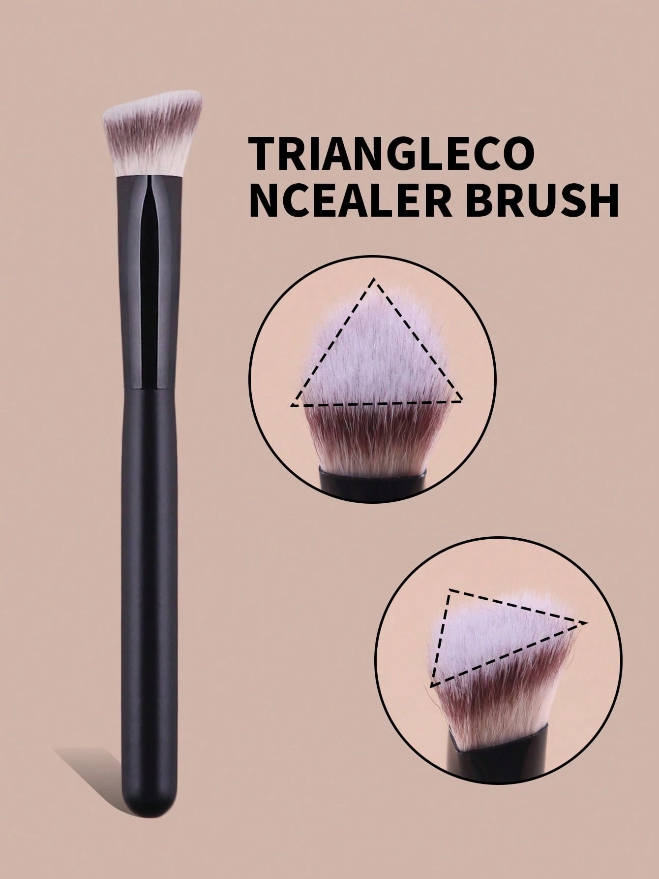 5pcs Professional Makeup Brush Set, Portable Travel Makeup Brushes, Double-Ended Multi-Function Makeup Tools Kit Including Foundation Brush, Powder Brush, Blush Brush, Concealer Brush, Contour Brush