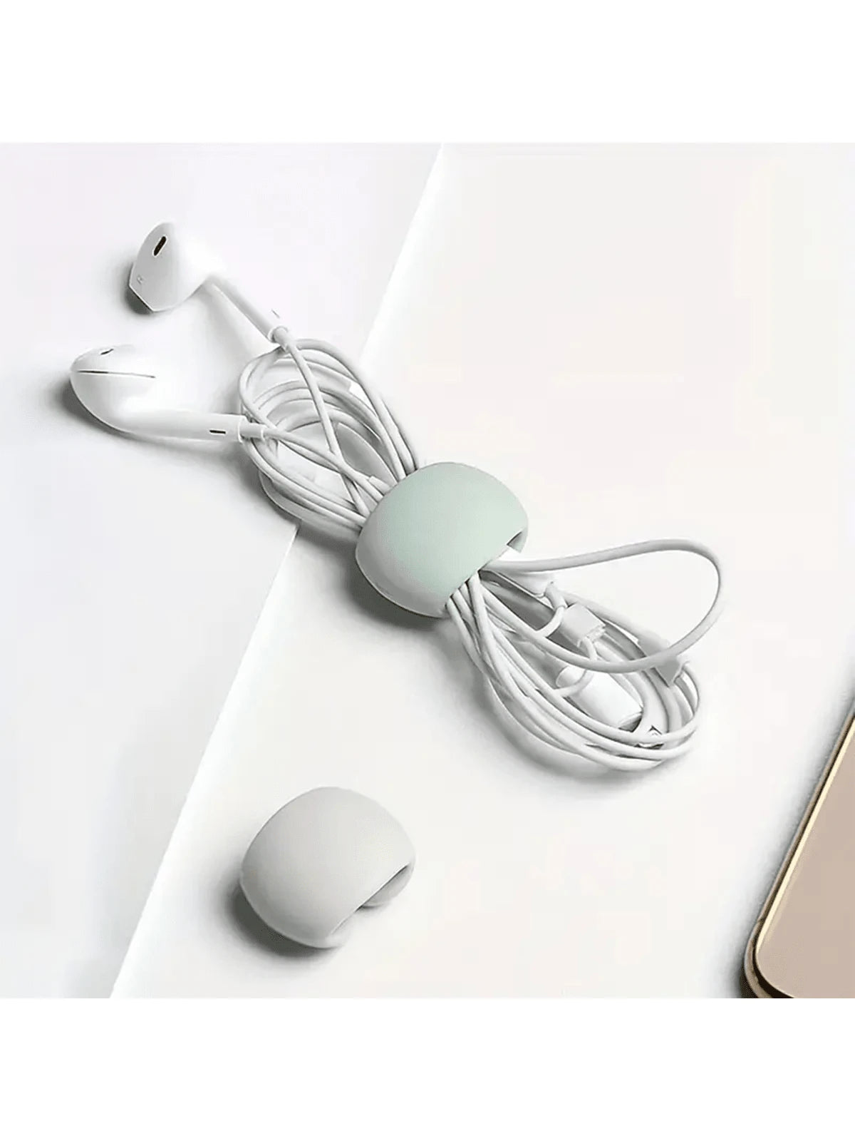 6/12pcs Mix And Match New Cable Storage Organizer, Data Cable Storage Buckle, Travel Data Cable Hub, Earphone Charging Cable Winding Storage Buckle, Simple Multi-Functional Winding Bucklecharger Case