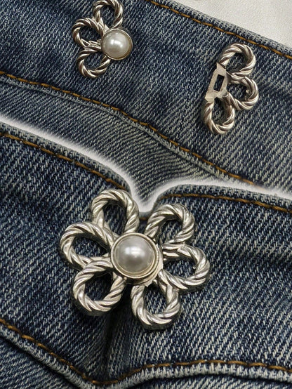 6 Pcs Jeans Buttons Replacement 17mm No Sewing Metal Button Repair Kit Nailless Removable Jean Buttons Replacement Combo Valentines Wedding, Birthday, Buttons, Sewing, Sewing Supplies, Sewing Ac