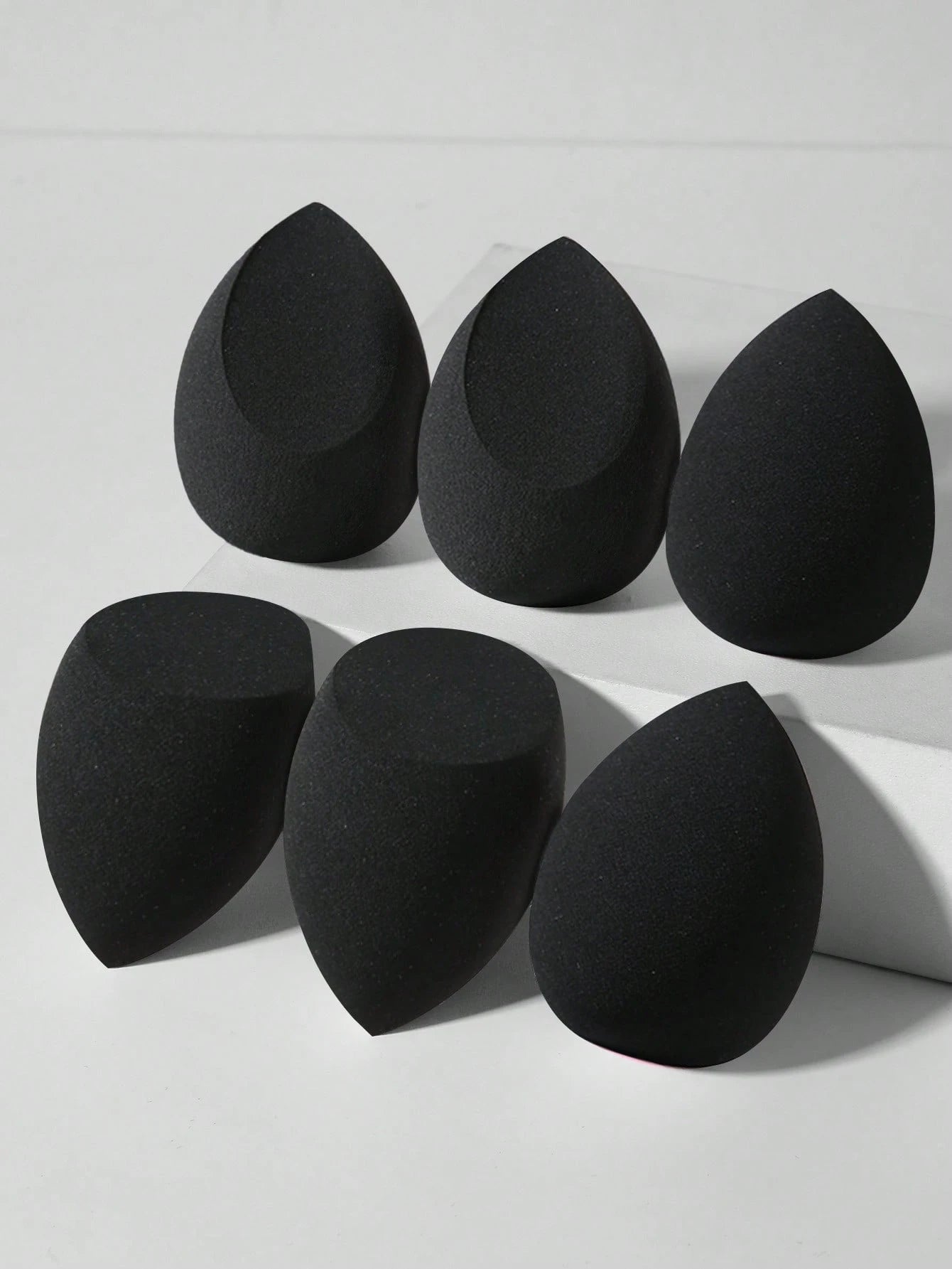6pcs Soft Elastic Wet & Dry Dual-Use Makeup Sponges, Multi-Functional Makeup Tools Suitable For Foundation, Concealer, Loose Powder, Portable For Home And Travel, Practical And Affordable Makeup Tools