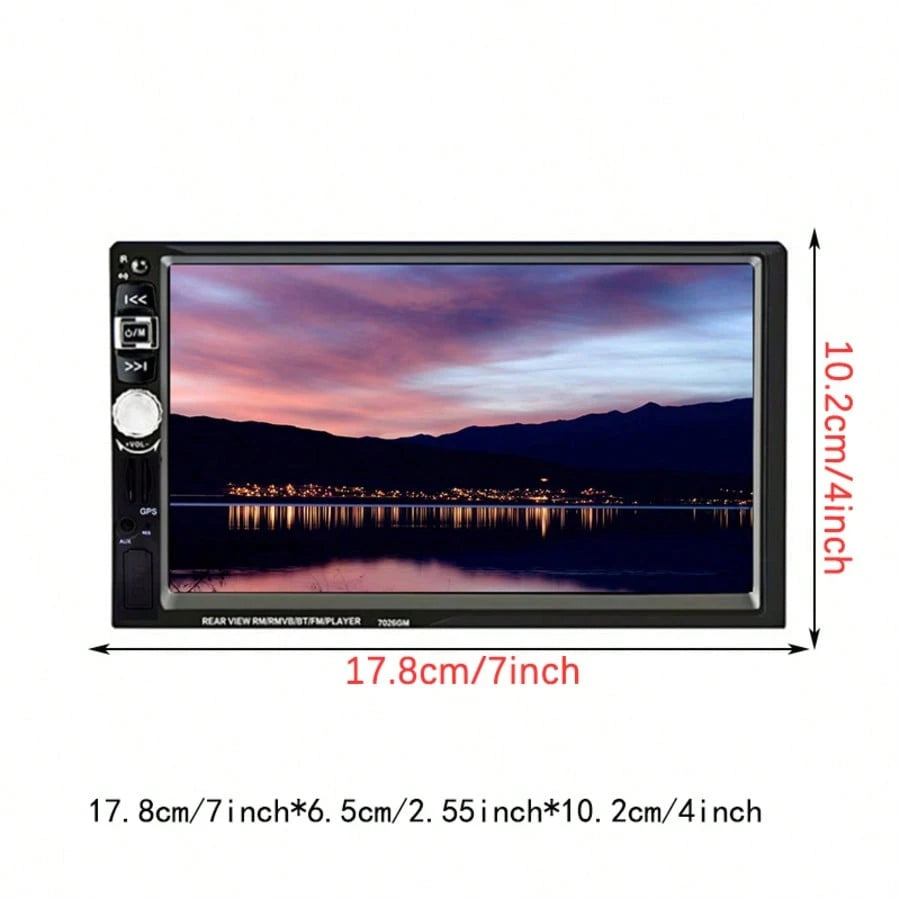7 Inch System GPS Navigation Car MP5 Player 7026GM