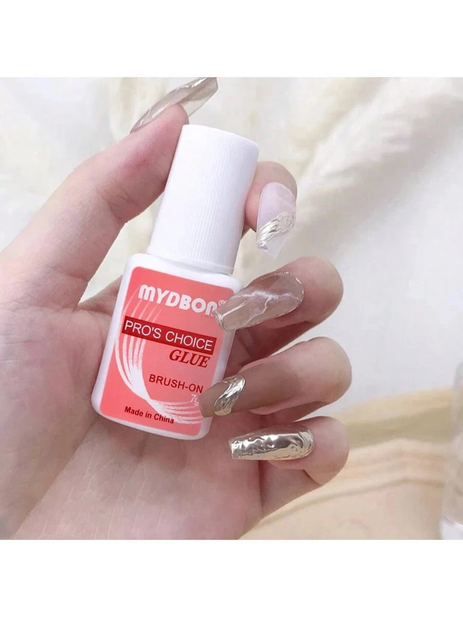 7g/3pcs Pack Nail Glue, Beauty Nail Art Glue, 1pc/2pcs/10pcs Sticker & Strong Lasting Nail Glue