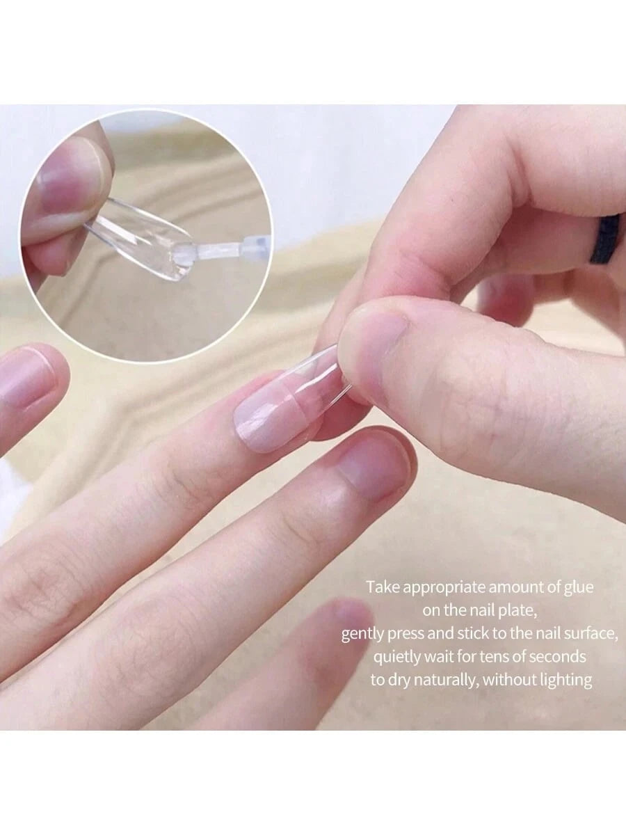 7g/3pcs Pack Nail Glue, Beauty Nail Art Glue, 1pc/2pcs/10pcs Sticker & Strong Lasting Nail Glue