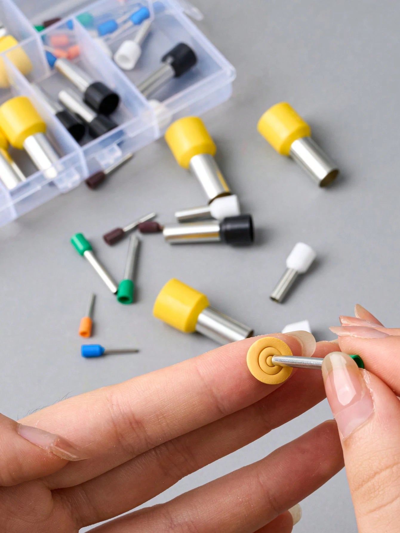 8/40Pcs Round Clay Cutters Earring Hole Hollow Round Cutter DIY Pottery Tools Polymer Clay Tools