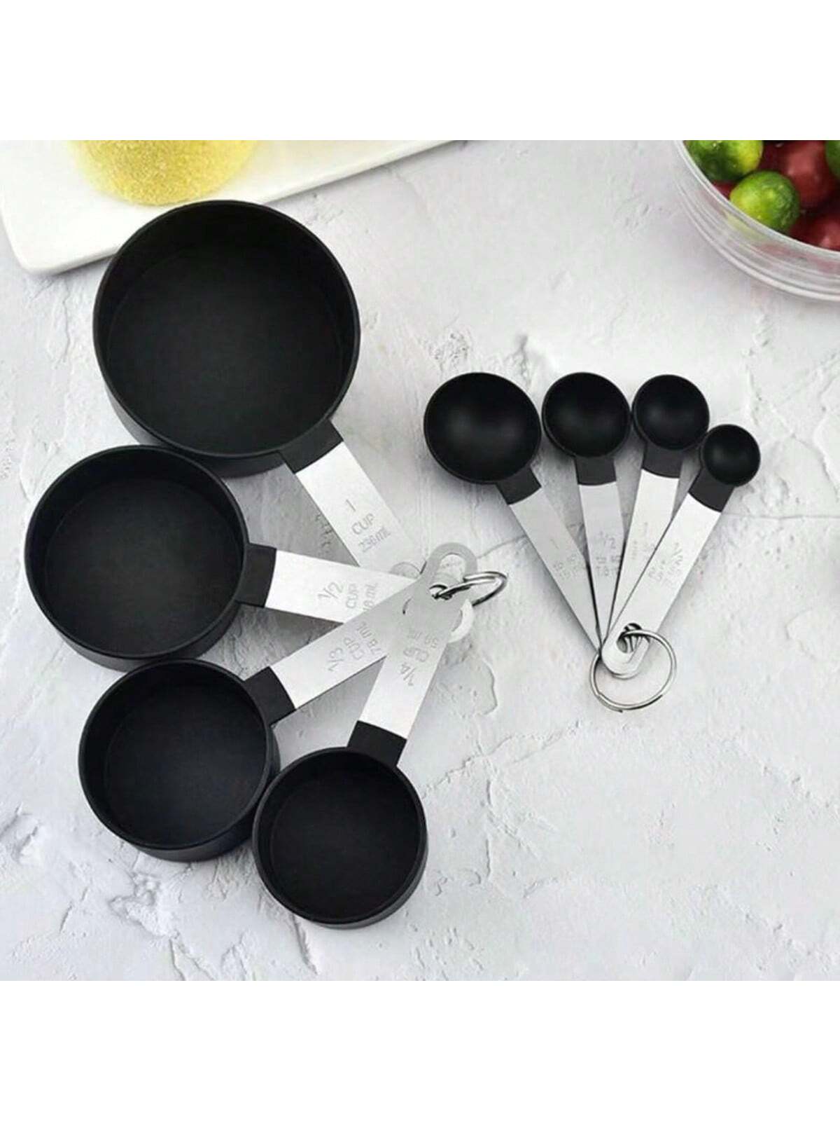 8 Pieces Kitchen Measuring Cup And Measuring Spoon
