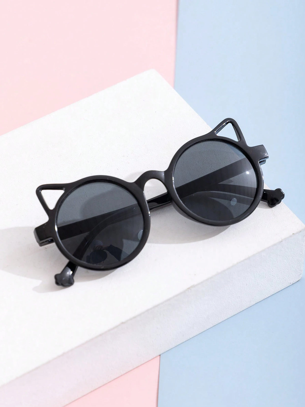 8pcs/1pc Kids' Little Bear Shaped Fashion Glasses For Summer, Perfect For Daily Wear. Kids`S Little Bear Shapes&Flower Shapes Fashion Glasses For Summer, Suitable For Daily Use Glasses Box