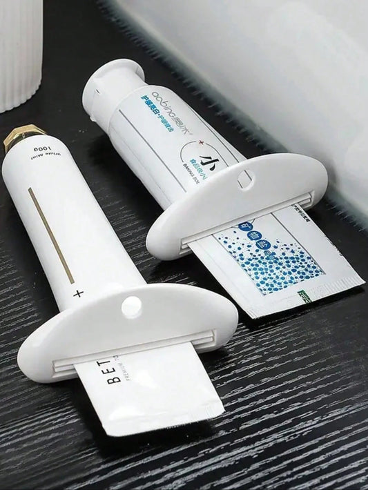 A Multi-Color Manual Plastic Toothpaste Squeezer, Vertical Bathroom Accessory, Suitable For Squeezing Toothpaste, Face Wash And Hand Cream, No Electricity Needed, Home Bathroom Decor, Autumn Decor, Ba