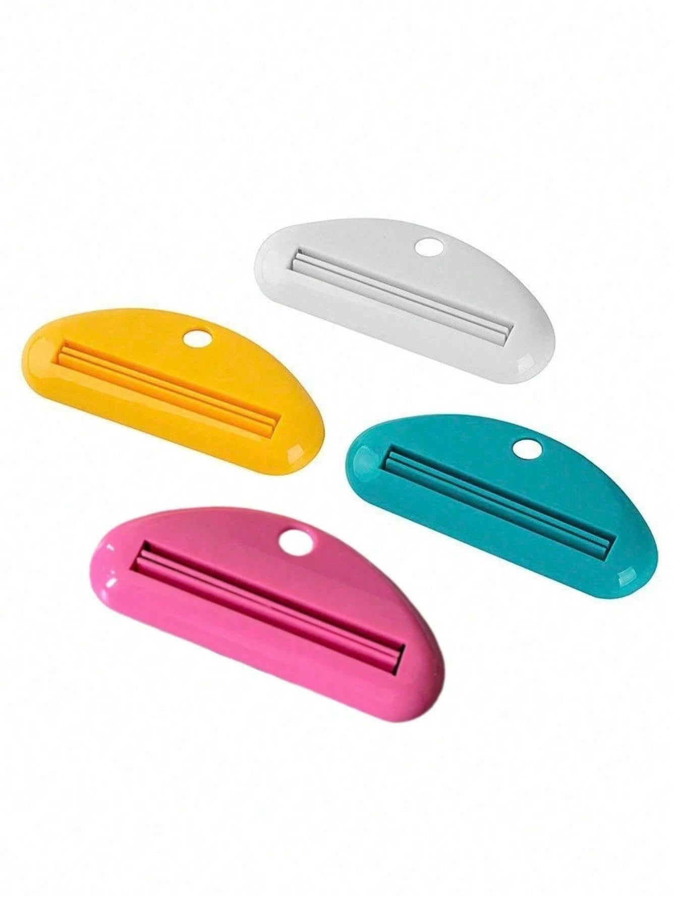 A Multi-Color Manual Plastic Toothpaste Squeezer, Vertical Bathroom Accessory, Suitable For Squeezing Toothpaste, Face Wash And Hand Cream, No Electricity Needed, Home Bathroom Decor, Autumn Decor, Ba