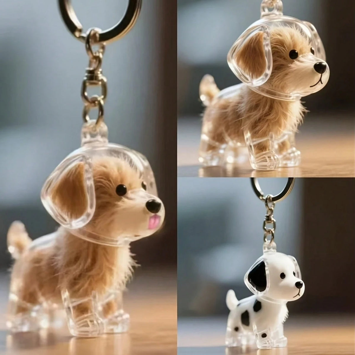 A Random Transparent Small Dog Storage Box For Keeping And Preserving Dog Hair As A Keepsake.
