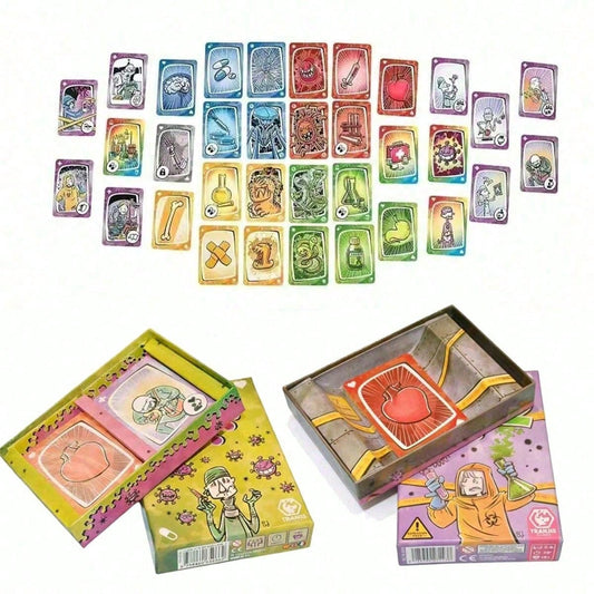 A Virus-Themed Card Game! This Is A Strategic Card Game Suitable For Multiplayer Gatherings, Combining Fun And Intellectual Challenge, Supporting 2 To 8 Players. The Game Features An Independent Packa