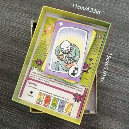 A Virus-Themed Card Game! This Is A Strategic Card Game Suitable For Multiplayer Gatherings, Combining Fun And Intellectual Challenge, Supporting 2 To 8 Players. The Game Features An Independent Packa