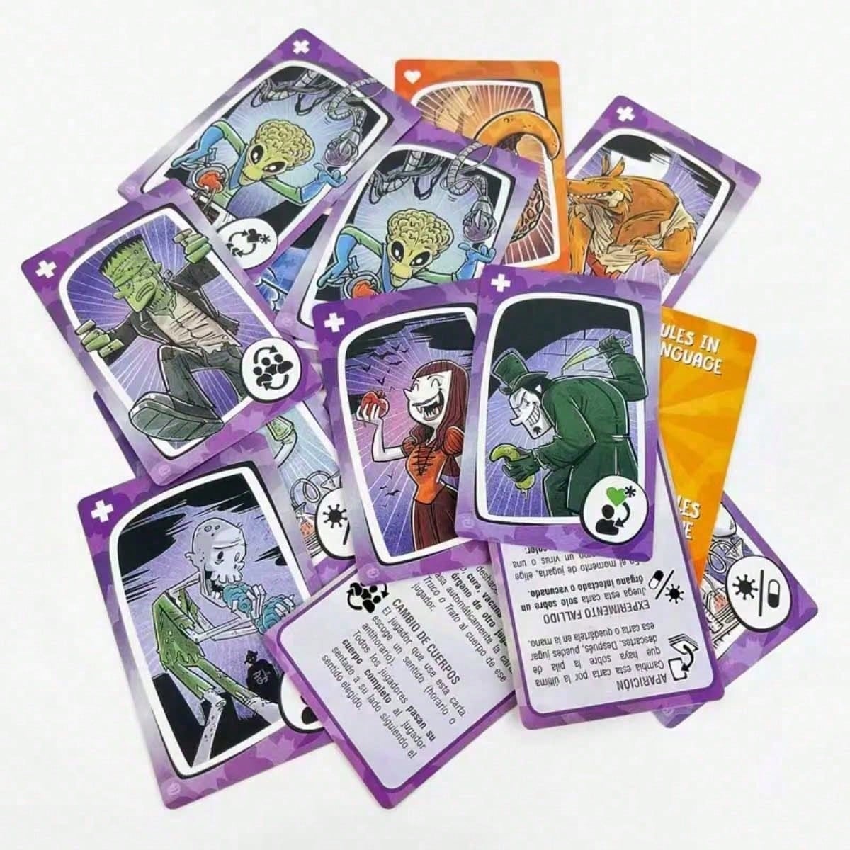 A Virus-Themed Card Game! This Is A Strategic Card Game Suitable For Multiplayer Gatherings, Combining Fun And Intellectual Challenge, Supporting 2 To 8 Players. The Game Features An Independent Packa