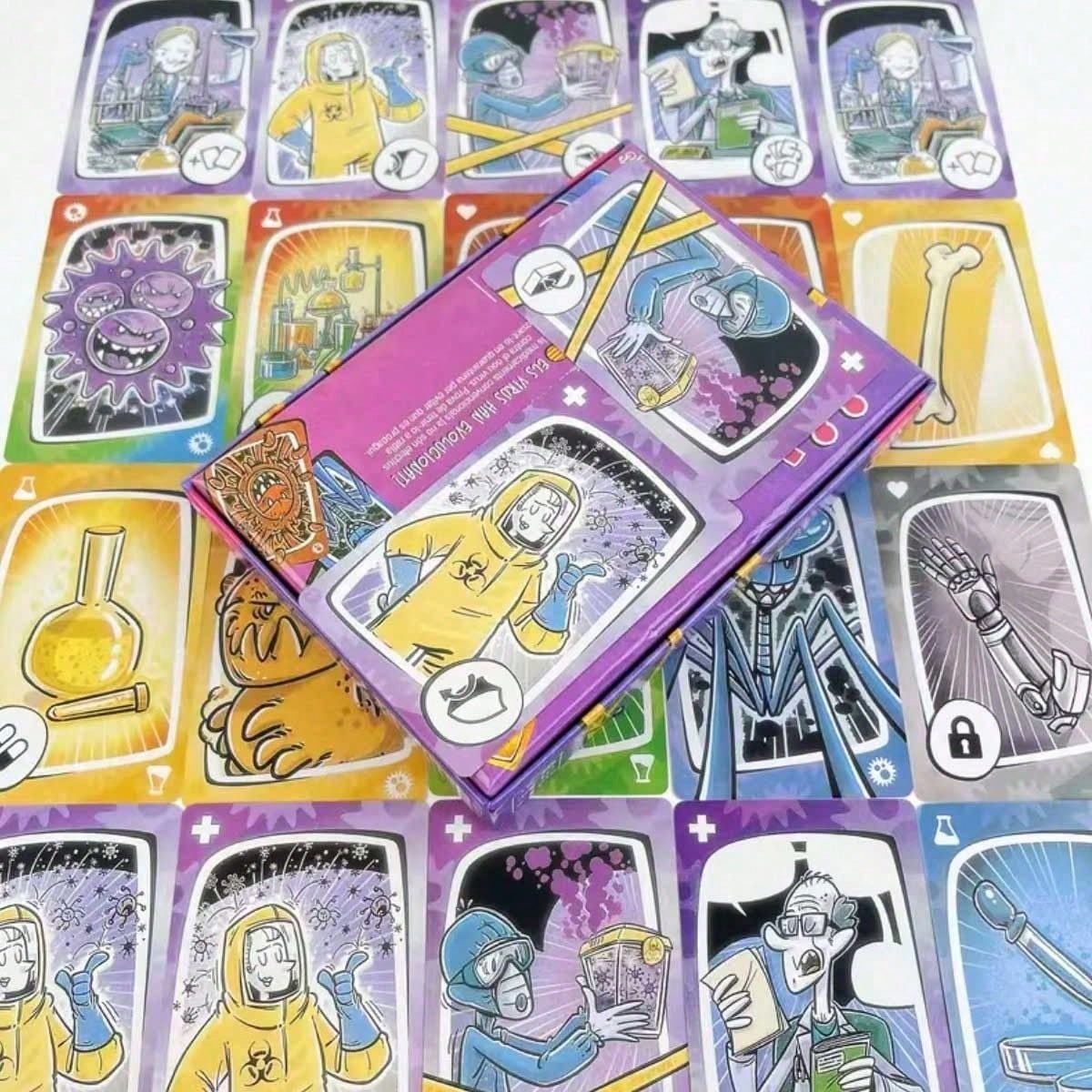 A Virus-Themed Card Game! This Is A Strategic Card Game Suitable For Multiplayer Gatherings, Combining Fun And Intellectual Challenge, Supporting 2 To 8 Players. The Game Features An Independent Packa