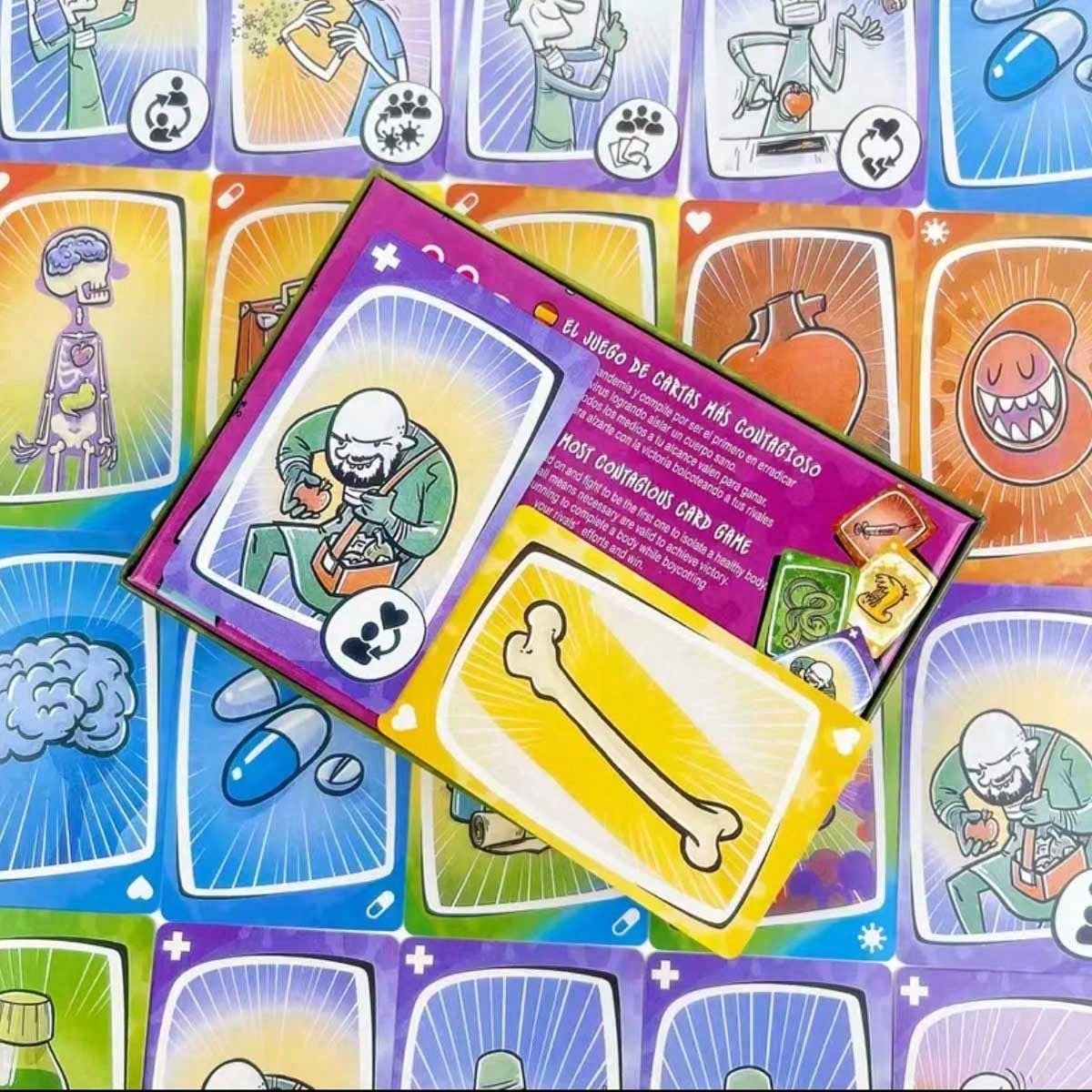 A Virus-Themed Card Game! This Is A Strategic Card Game Suitable For Multiplayer Gatherings, Combining Fun And Intellectual Challenge, Supporting 2 To 8 Players. The Game Features An Independent Packa