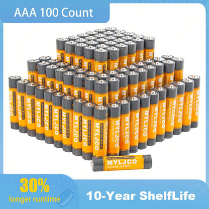 AAA Alkaline Batteries 1.5V Durable Batteries, Suitable For Home And Office Equipment, Extended Shelf Life! 8/12/20/36/48/56 Pack AA And Triple AAA Batteries, Perfect For Christmas And New Year Decor