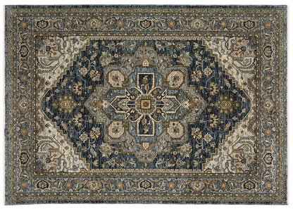 Oriental Weavers Area Rugs Aberdeen  Area Rugs 1144Q Navy Heriz By OWRugs