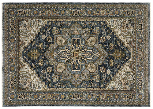 Oriental Weavers Area Rugs Aberdeen  Area Rugs 1144Q Navy Heriz By OWRugs