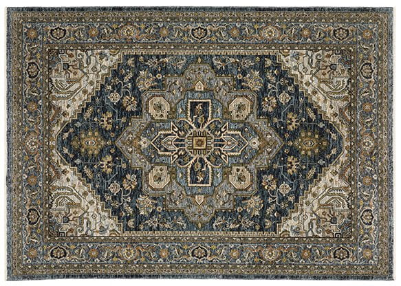 Oriental Weavers Area Rugs Aberdeen  Area Rugs 1144Q Navy Heriz By OWRugs