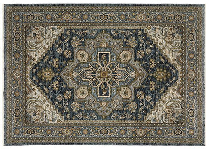Oriental Weavers Area Rugs Aberdeen  Area Rugs 1144Q Navy Heriz By OWRugs