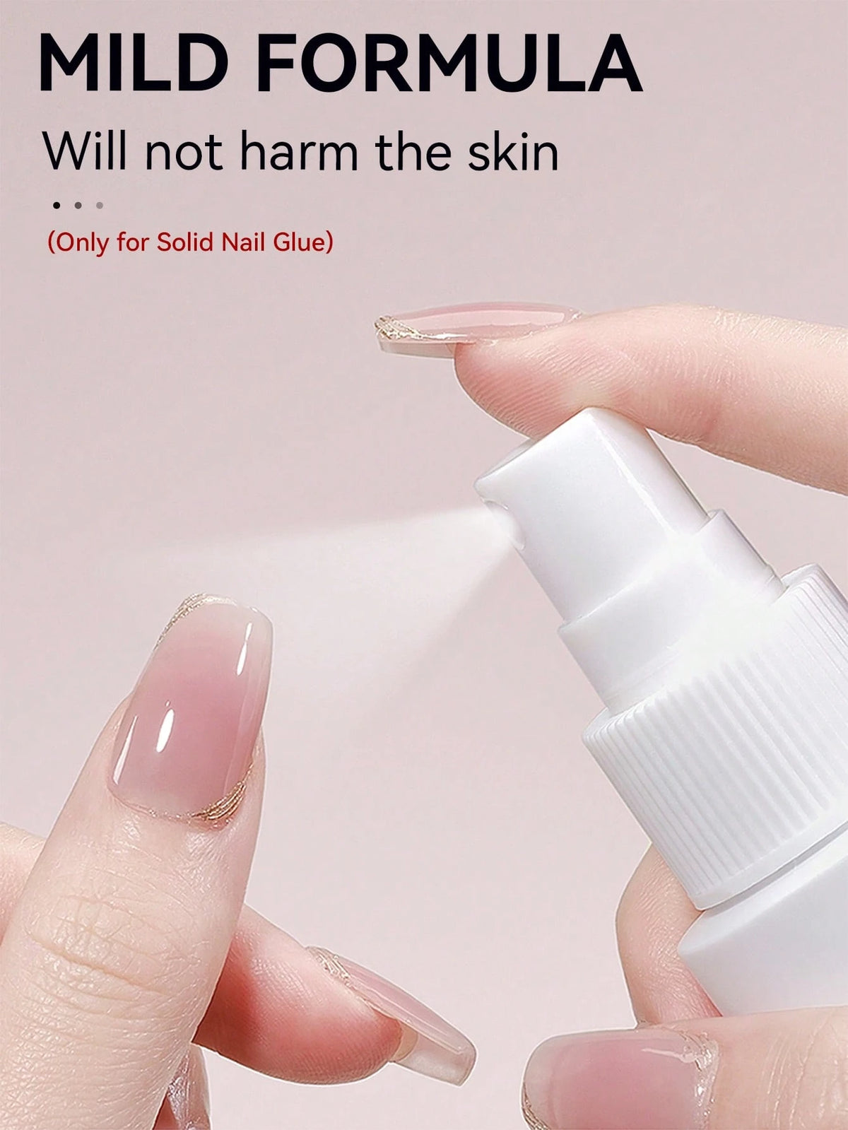 AiFer 1 Bottle 60ml Nail Glue Remover, Suitable For Press-On Nails, Easily Removes Solid Nail Glue And Gel Polish, Not For Gel Base Coat Or Gel Polish.